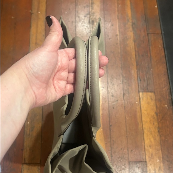 Tory Burch Taupe Ella Tote Bag - Picture 4 of 14